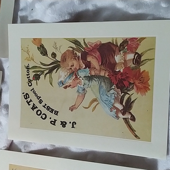 Coats and Clark stationary set of 5 - Picture 3 of 7